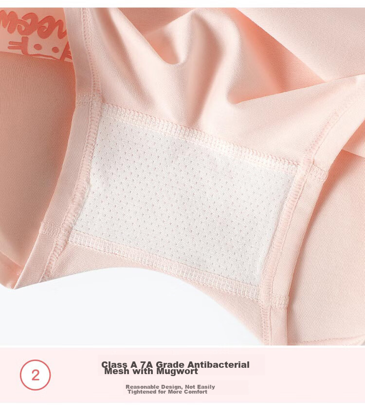 Bingxuemumian Girls' Cotton Boxer Briefs, 7A Grade Antibacterial, Breathable, Solid Color, for Small to Large Children And Toddlers 10
