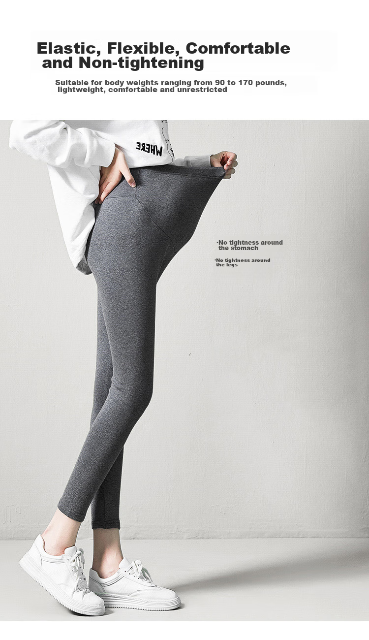 JOYNCLEON Maternity Pants, Spring And Autumn Style, Leggings for Outdoor Wear, Sports Yoga Casual Trousers, Black XXL, Jyk169925 5