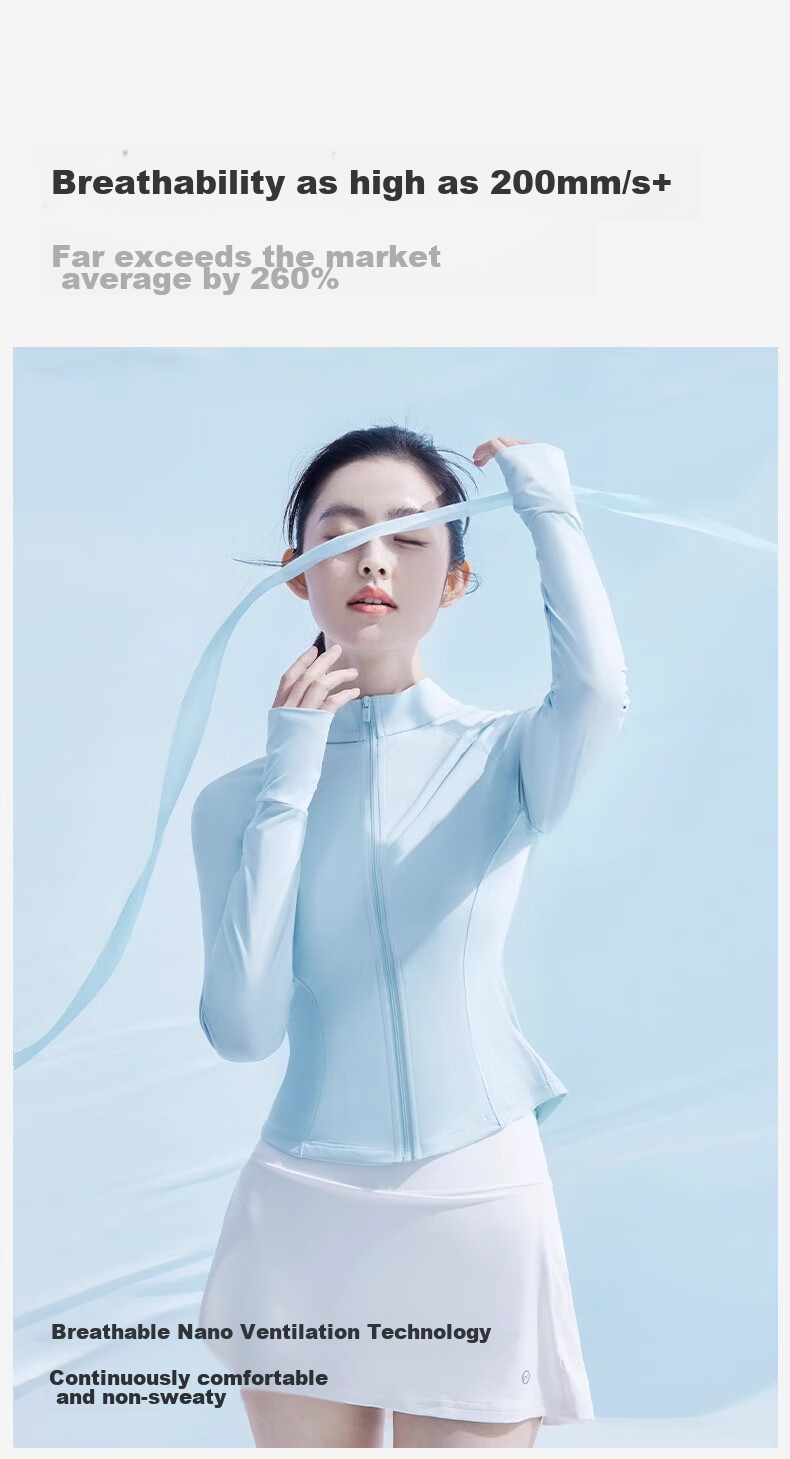 Xiaoyehezi [Guan Xiaotong's Choice] Stand-Collar Sun Protection Jacket for Women, UV-Resistant Summer New Style Sun Protection Clothing Ice Silk Coat 13