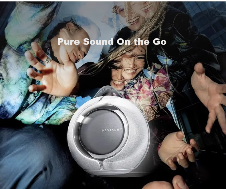 Devialet Mania Outdoor Portable Speaker Mist White High-Fidelity Deep Bass Wireless Bluetooth HiFi Speaker Birthday Gift 6