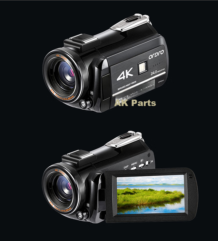 ORDRO AC3 4K Camera, High-Definition Digital DV Professional Camcorder for Home Use, Travel, Outdoor Activities, Weddings, Live Streaming, And Teaching 25