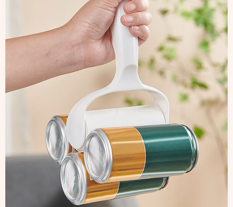 CHUSHE Lint Roller 10cm 10 Rolls 600 Sheets Removable Sticky Paper Replacement for Clothes Pet Hair Cleaning Tool 15