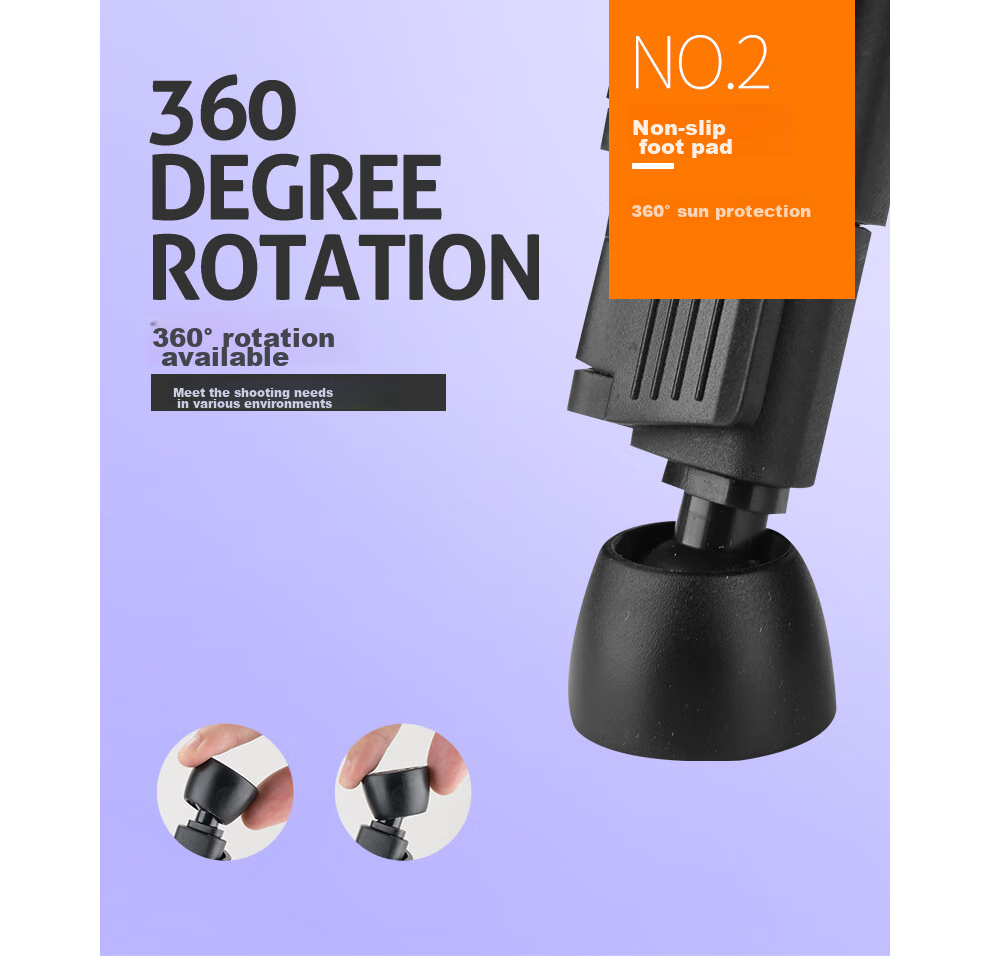 Weifeng WT-3540 Digital Camera/Mirrorless And DSLR Tripod, Aluminum Alloy Lightweight Tripod, Photography And Videography Phone Selfie Live Streaming Outdoor Projector Floor Stand 7