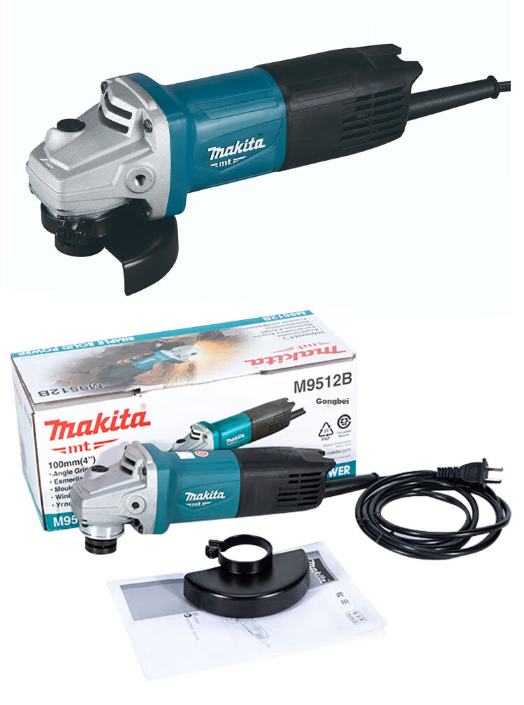 MAKITA Angle Grinder, Cutting Machine, Polisher, Hand Sanding Wheel, Rear Switch M9513B 18