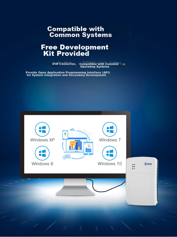 Huashidianzi CVR-100UA ID Card Reader, Identity Reader, Identity Recognition Device, Identity Scanner, Identity Reader 4