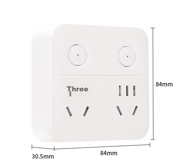 Deli 86-Type Conversion Plug/Adapter/power Converter/multi-Outlet Split Control One-To Converter Plug Suitable for Bedroom And Kitchen 18347 23
