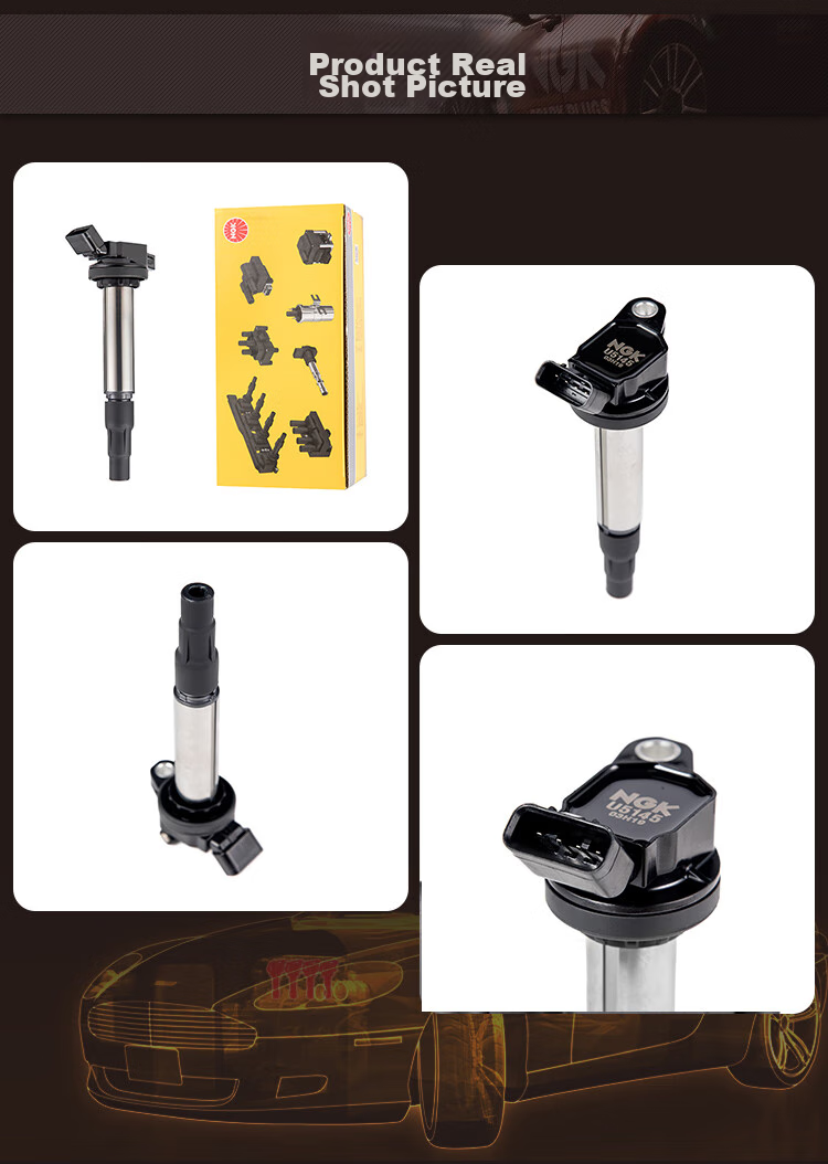 NGK Ignition Coil U5145 Single Piece for Leiling, Yaris, Yizhi, RAV4, Corolla, Prius, Vios, Lexus 5