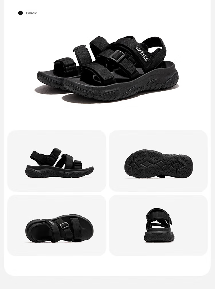 CAMEL Summer Outdoor Velcro Sandals for Men And Women, Quick-Drying Water Shoes for Stream Trekking And Beach, F24B162020 10