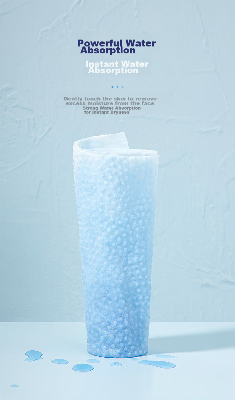 ITO Thickened Roll Disposable Face Towels Makeup Cotton Pads 250g*3 Rolls Wet And Dry Use Gift for Wome 12