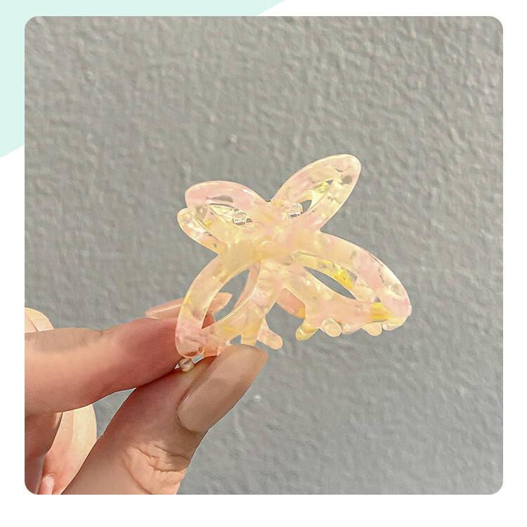CHIMERA 2 Small Size Shawl Hair Claw Clips, French Half-Updo Back of Head Hair Clips, Bangs Clips, Hair Accessories for Women, Mid-Autumn Festival Gift 16