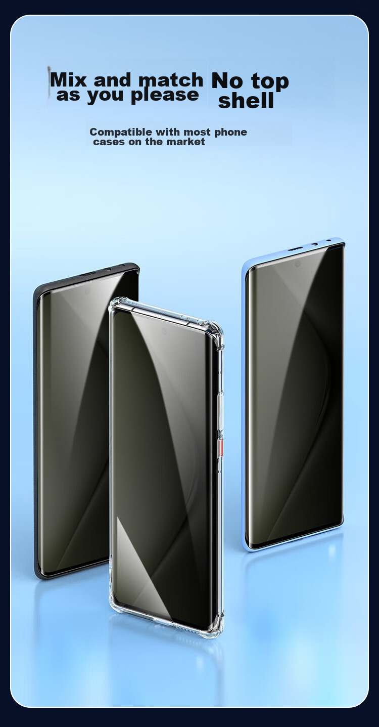 Kulefeng [Kunlun 28° Privacy Screen Protector] for Huawei Pura70Ultra Tempered Glass Film, HUAWEI P70Pro/+ Phone Anti-Peeping Privacy Protection Film, Ultra-Thin Shatterproof 17