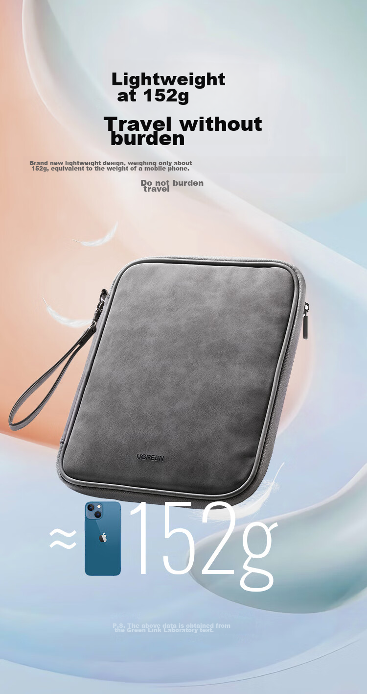 UGREEN IPad Pro Tablet Storage Case, 11-Inch Inner Sleeve, Protective Cover, Computer Accessory, Keyboard Portable Storage Bag, Suitable for Apple/Lenovo/Xiaomi/Huawei Tablets 11
