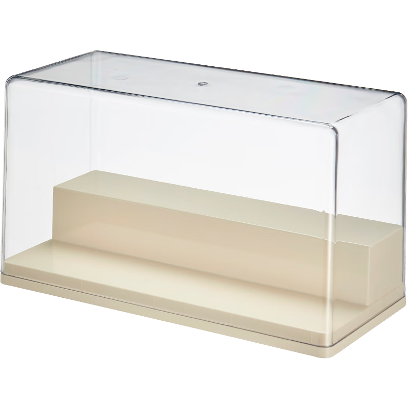 JEKO&JEKO Blind Box Display Case, Layered Transparent Action Figure Storage Box, Pop Mart Labubu Toy Display Stand, Double-Layer Stepped Shelf