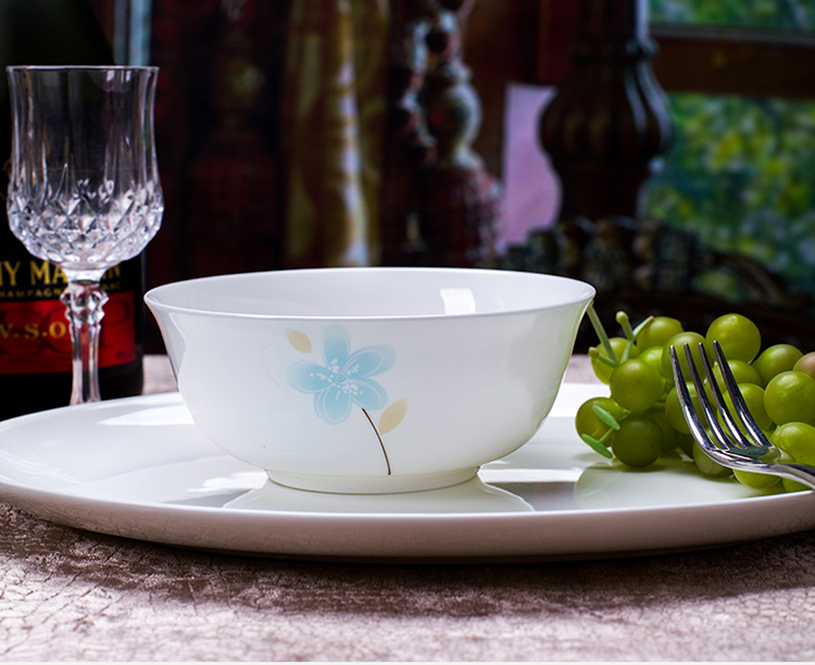Remec Bone China Fragrant 6-Inch Noodle Bowls, Set of 2, Rice Bowls, Medium Bowls, Bone China Noodle Bowls, Bowls 4