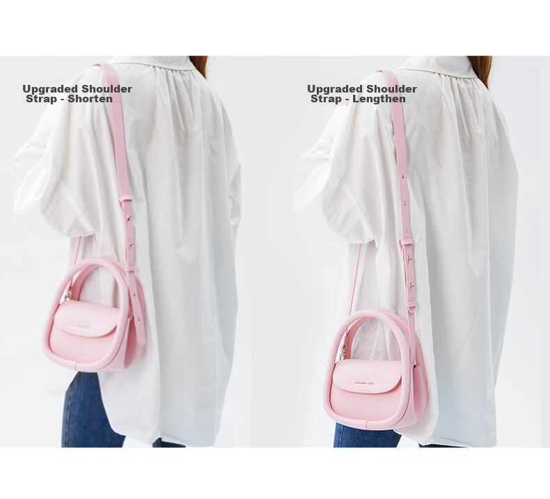 AMAZING SONG Soft European Bag Medium Size Shoulder Crossbody Bag Fashionable Cowhide Work Commute High-End Handbag Small Purse Birthday Gift 9