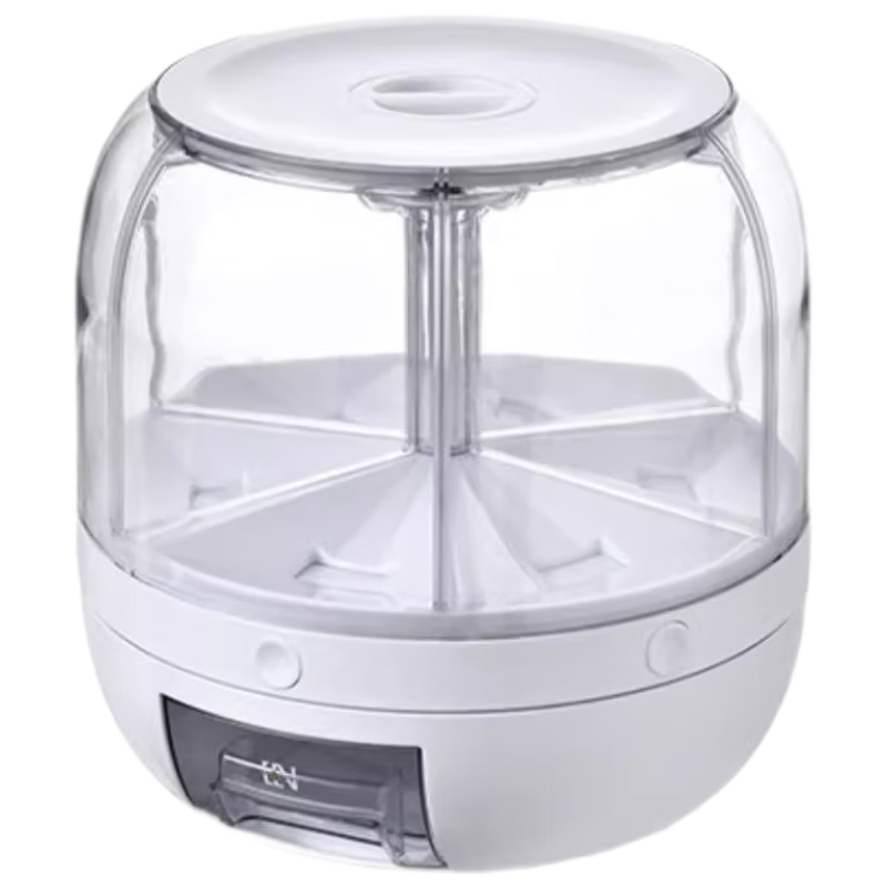 Jiadu Five-Grain Storage Box, Anti-Insect And Moisture-Proof, Rotating Design for Rice, Storage Container for Home Use, New Model for 2024, Rice Container