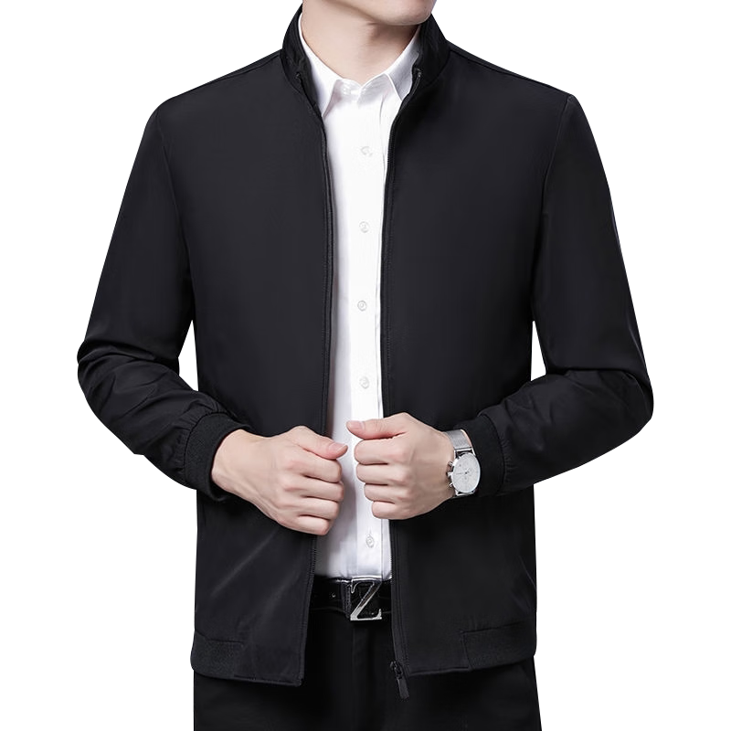 TUCANO Men's Business Casual Executive Jacket Fashion Classic Comfortable Lapel Versatile Navy 3XL