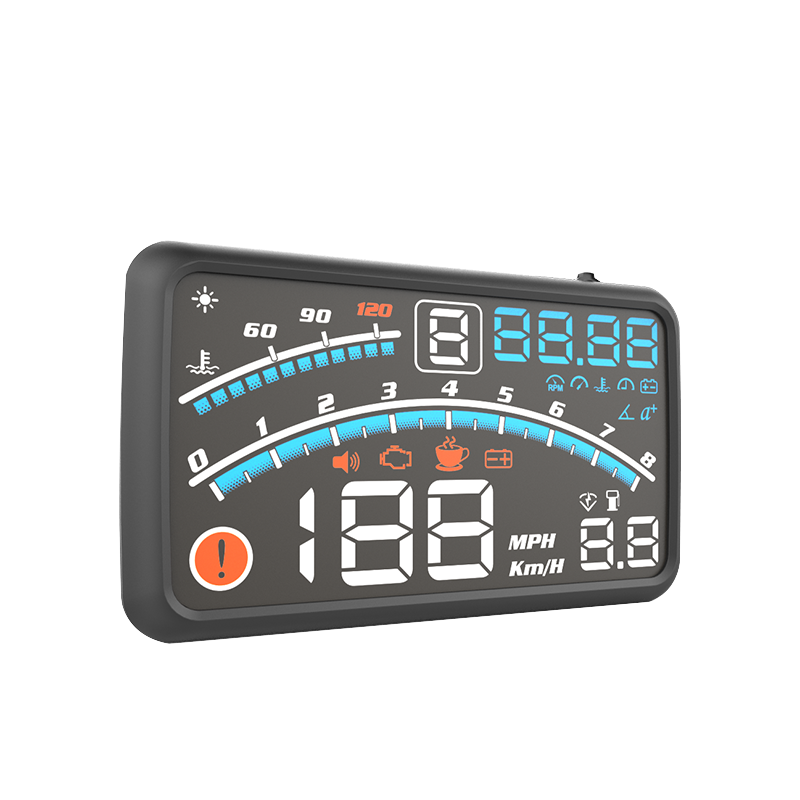 Zianpingxian 4E Multifunctional Car HUD Head-Up Display OBD Windshield Projector with Lane Position Reminder