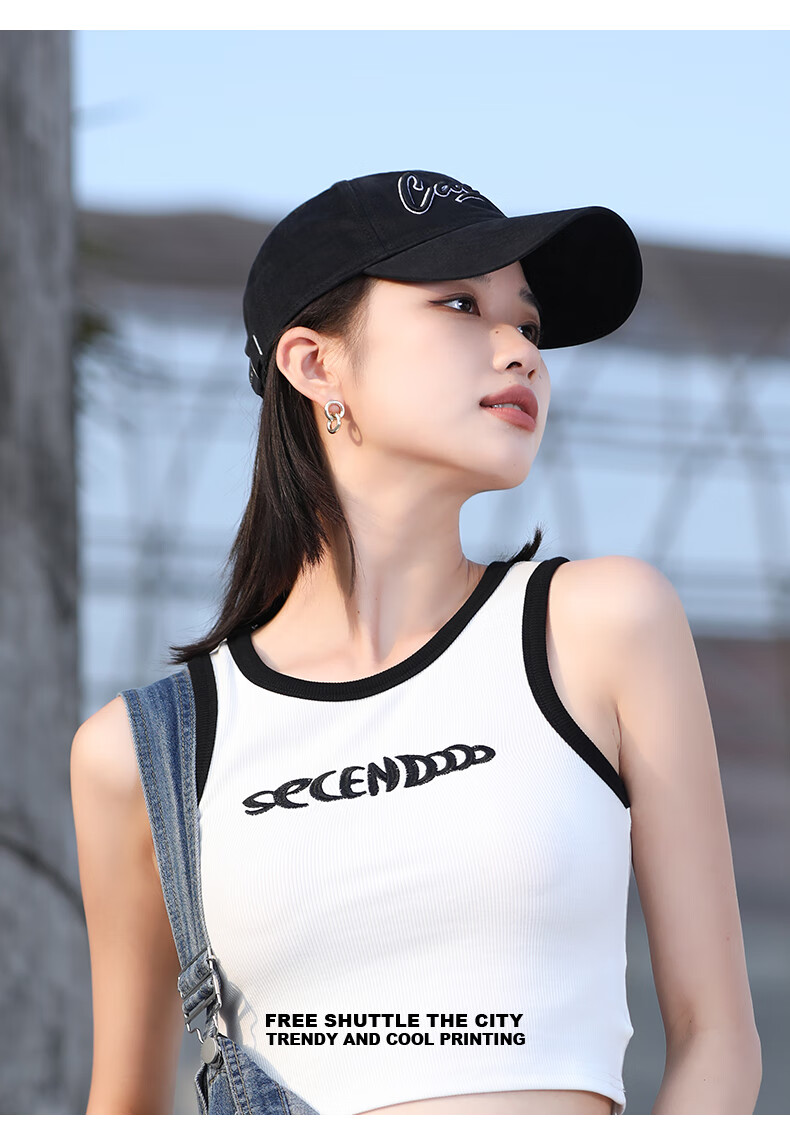 CACUSS Women's Embroidered Baseball Cap Spring Cotton Soft Top Visor Hat Mist Blue 13