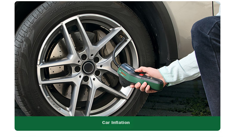 BOSCH Car Air Pump Inflator for Sedans And Cars, High-Power Single-Cylinder Portable Cycling Pump 20