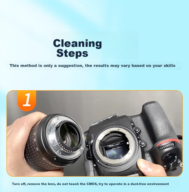 Shilifan CMOS Cleaning Swabs Camera Cleaning Kit Sensor Cleaning Swabs Lens Cleaning Full-Frame Sensor Cleaning Swabs DSLR CMOS Dry/wet Combination Cleaning Swabs, 12-Pack 5