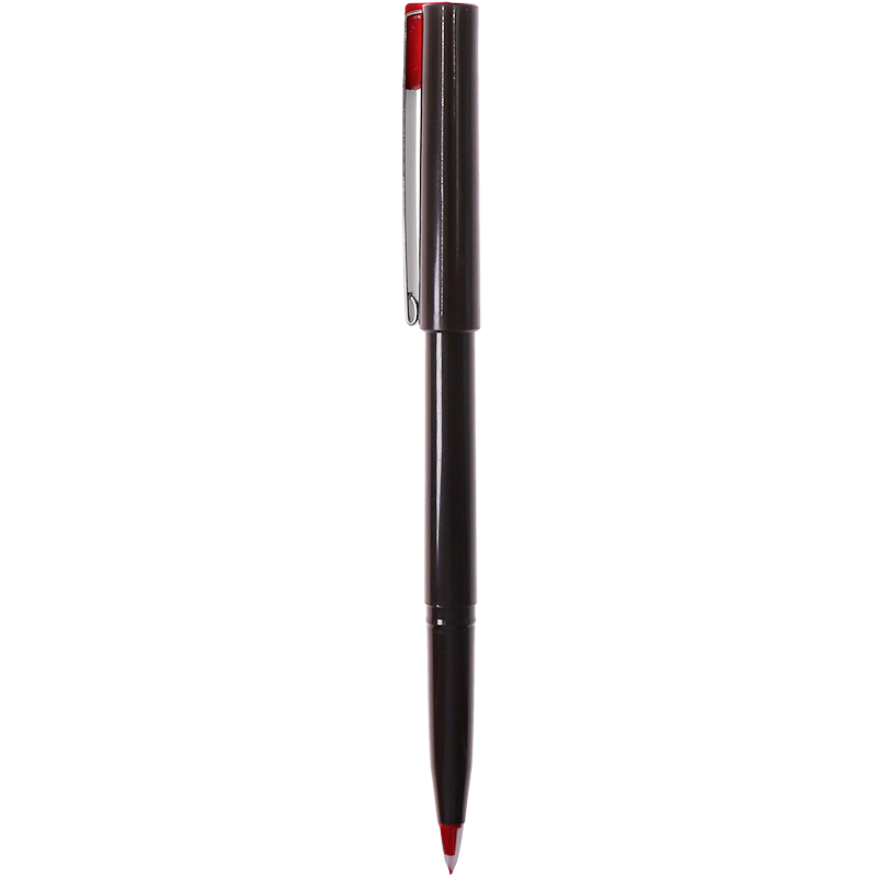 Pentel JM20-BE Duck-Billed Pen, Drawing Pen, Comic Pen, Sketch Pen, Quick-Drawing Pen, Outlining Pen, Business Signature Pen, Red