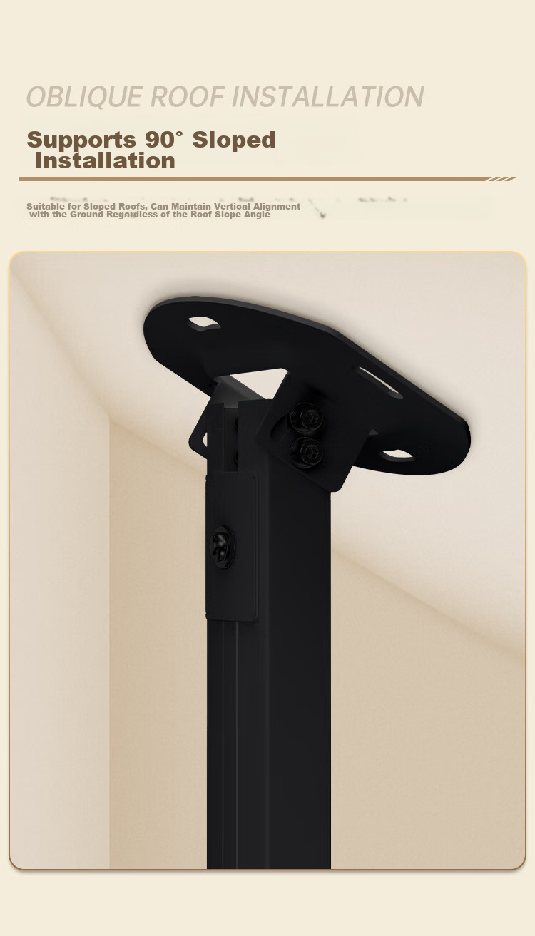 Jiangshi (JORS) Projector Mount, Thickened And Reinforced, Adjustable Angle, Weight Capacity 13KG, Suitable for Epson TW6280T, Panasonic, BenQ, Bracket, Black, 15CM 6
