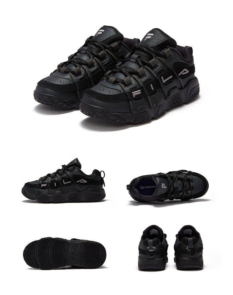 FILA FUSION FILA Trendy BUSTER Bread Shoes, Women's Retro Casual Shoes, Basketball Shoes, Sneakers 9