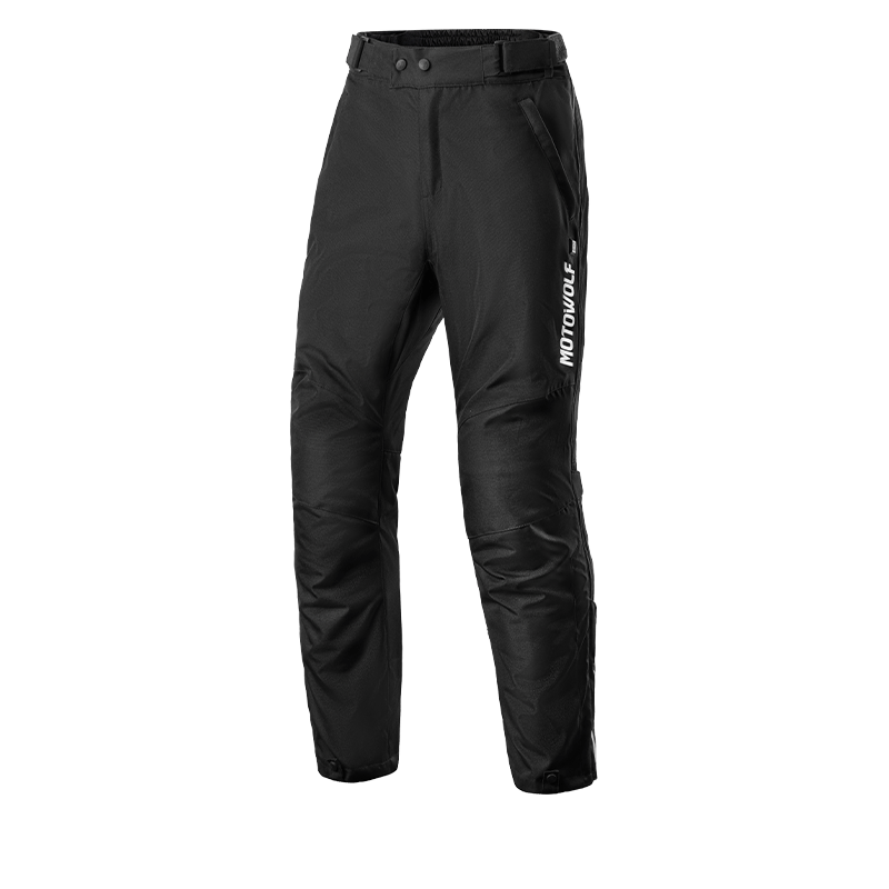 MOTOWOLF Motorcycle Quick-Release Riding Pants, Motorbike Anti-Fall Winter Warm Windproof Quick-Release Trousers, Windshield Pants, Cold-Proof Quick-Detach Pants