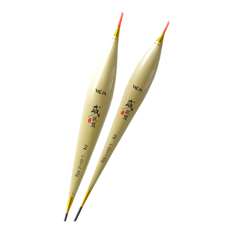 Weilianmeng L01 Shallow Water Crucian Carp No. 2 Float, Aged with Shell, Reed Float, Highly Sensitive, Eye-Catching Buoy, Fishing Tackle