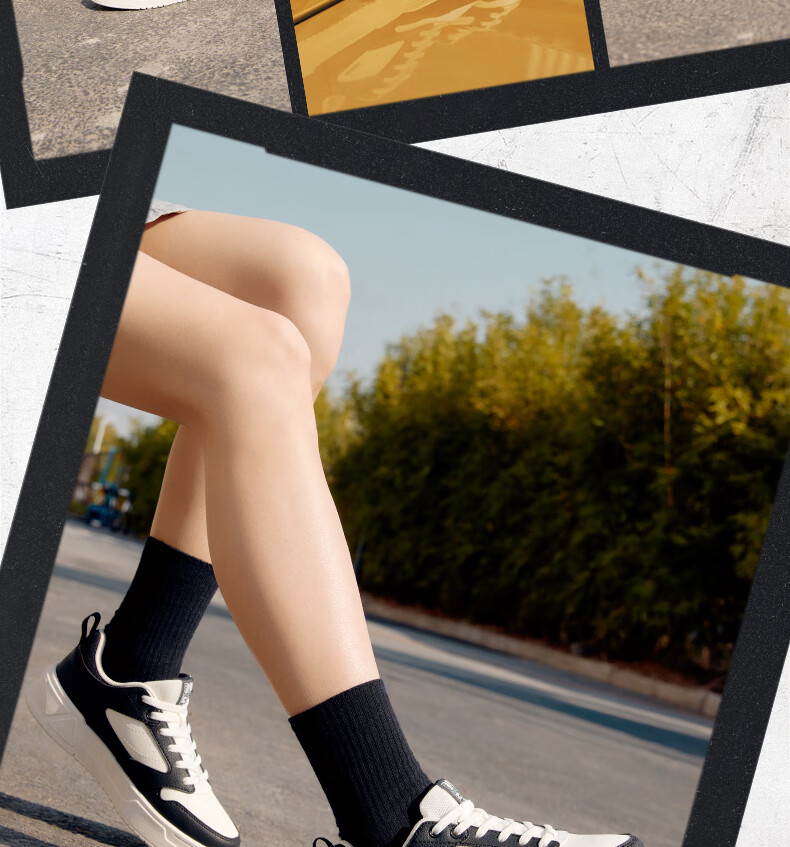 361° Women's Sneakers Soda 3 Spring And Summer Couple Retro Thick-Soled Casual Skateboard Shoes for Women 682516615-4 45