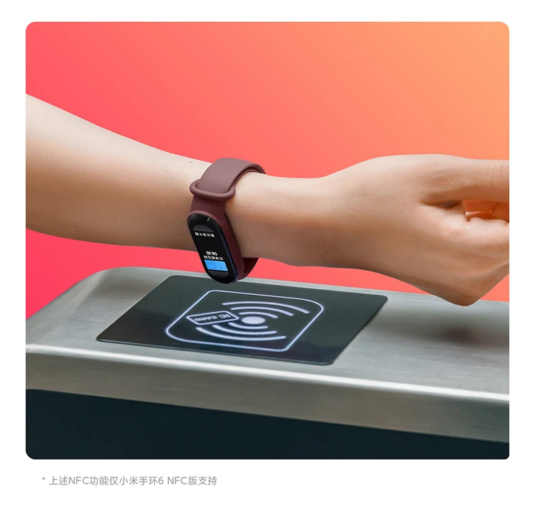 Xiaomi Mi Band 6 Full Color Screen 30 Sports Modes 24h Heart Rate Detection 50m Waterproof Smart Bracelet Sports Bracelet Offline Payment Xiaomi Mi Band 6 Full Color Screen 30 Sports Modes 24h Heart Rate Detection 50m Waterproof Smart Bracelet Sports Bracelet Offline Payment