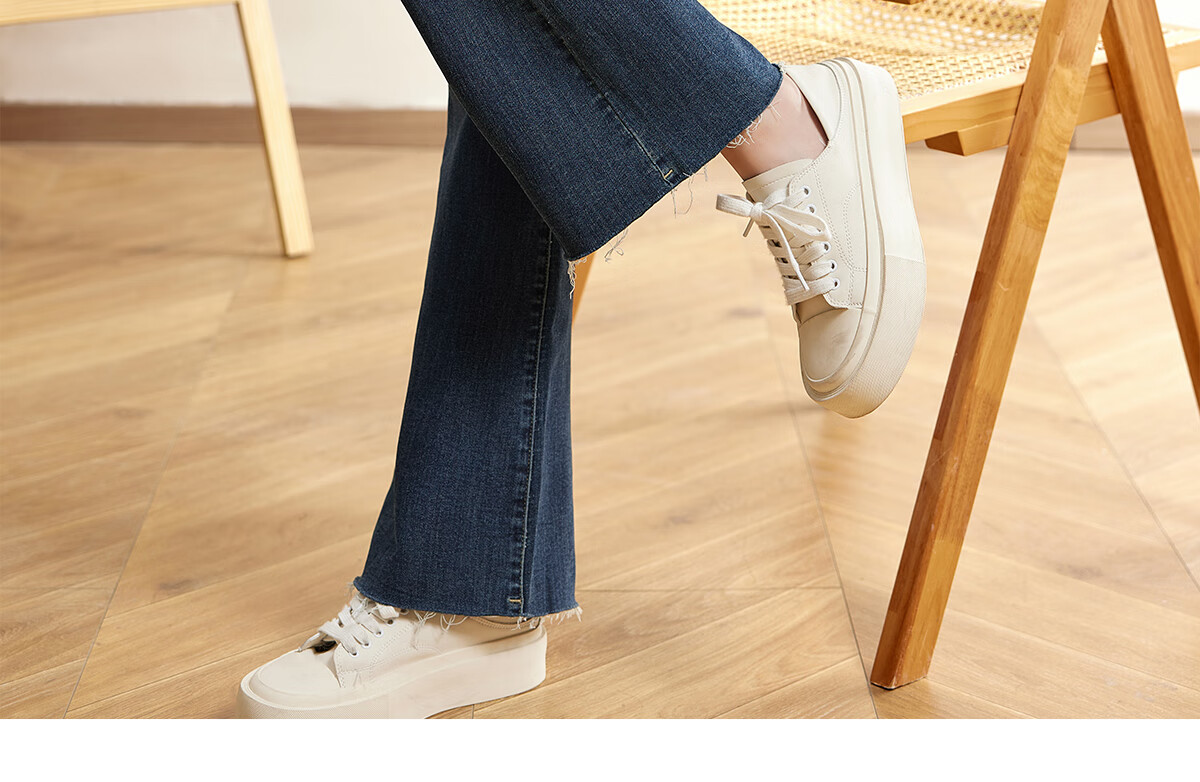 Halo Queen Women's Jeans, Spring And Autumn High-Waisted Pants with Frayed Hem Design, Elegant And Fashionable Slimming Long Trousers, New Product H143N1007 21
