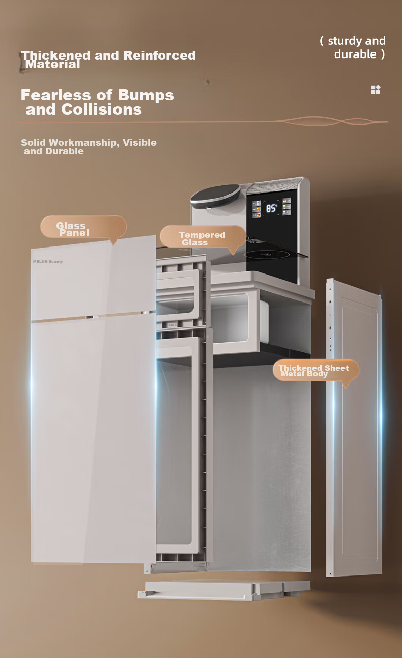 MeiLing Tea Bar Machine, Home Smart Voice-Controlled Multifunctional Remote Control Large Screen Upright Bottom-Placed Cooling And Heating One-Key Temperature Selection Water Dispenser, Cold And Hot Model MY-C575B (Shachu Mi) 19