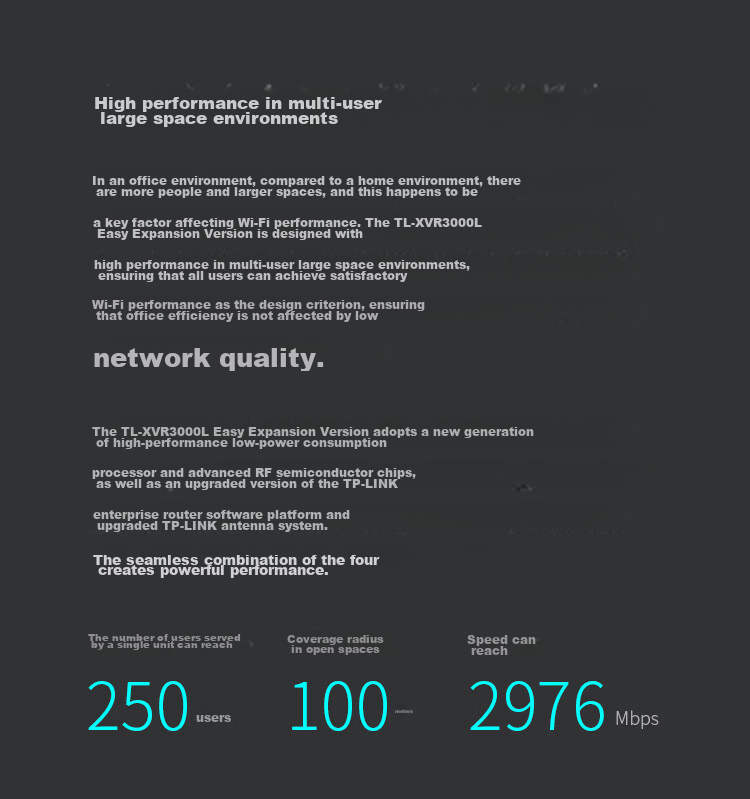 TP-LINK WiFi6 Enterprise-Grade Wireless VPN Router AX3000 Gigabit Ethernet Port, WiFi Wall-Penetrating/Adaptive Ports/AC Management TL-XVR3000L Easy Expansion Versio 11