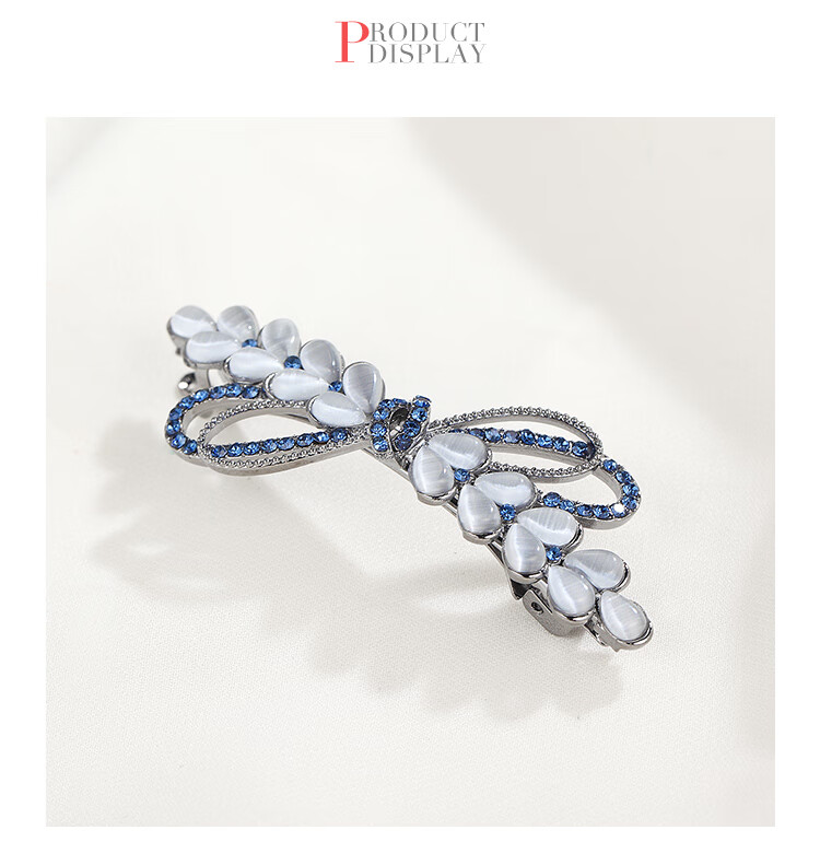 CHIMERA Wheat Ear Hair Clip, Straight Bar Clip for Back of Head, Hair Accessory, High-End Hair Clip, Hair Pin, Mid-Autumn Festival Gift 6