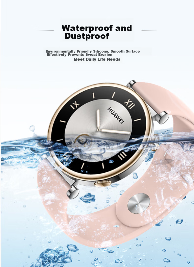 Weiqiantu Compatible with Huawei GT7/GT6/GT5/Pro Watch Bands, Watch6/Pro/watch5/watch4pro Watch Straps, Sports Silicone GT4/GT3/buds2 for Men And Wome 7