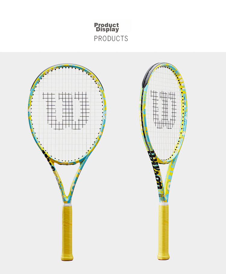 Wilson 2025 All-Carbon Integrated Professional Tennis Racket CLASH TEAM 103 V3.0, Small Black Racket 7