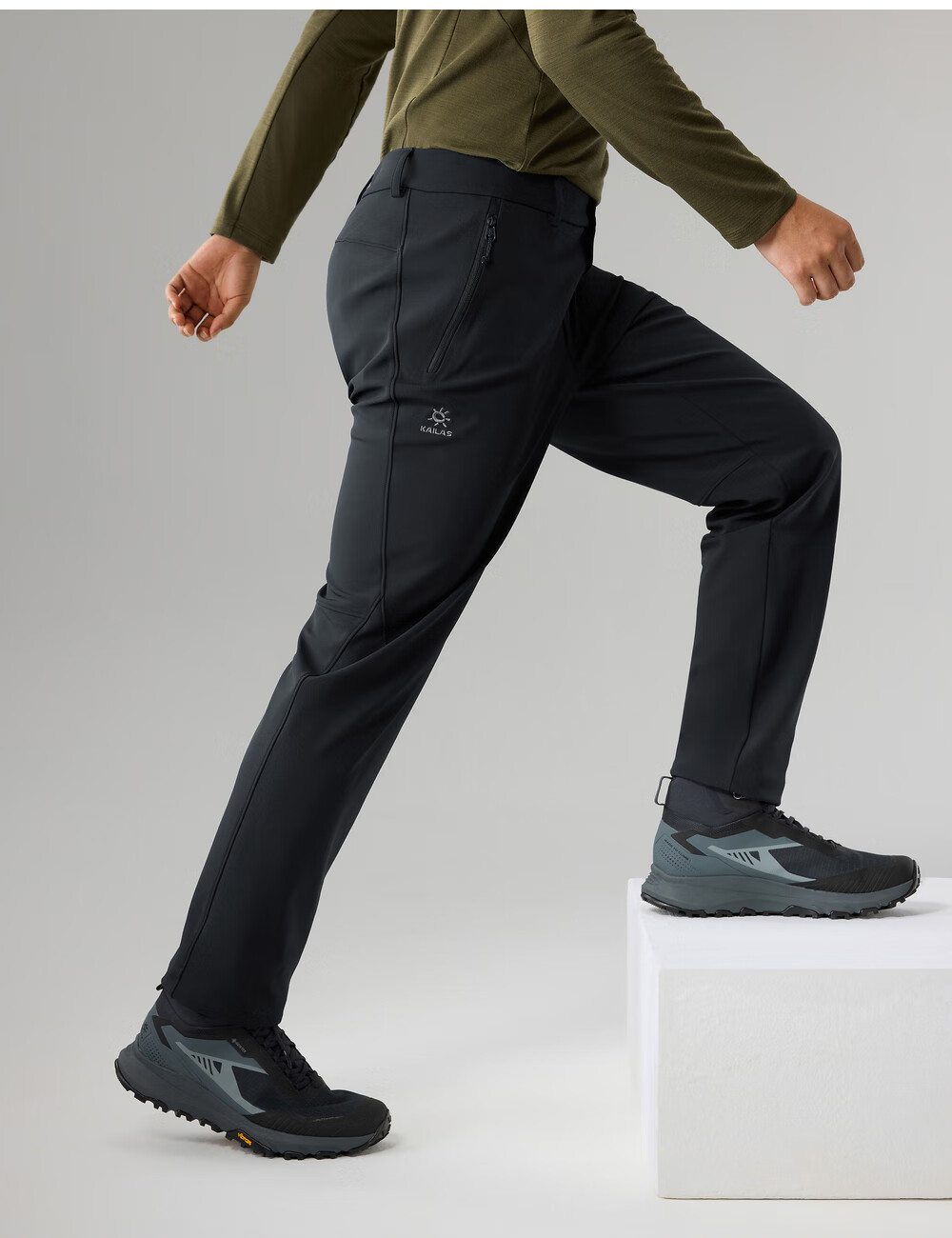 KAILAS KAILAS Rock Plus Fleece-lined Softshell Pants for Women, Windproof, Anti-static, Durable and Stretchy Outdoor Pants 5