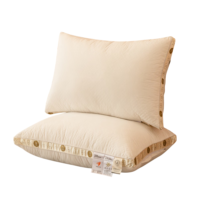 Muji Workshop Cotton Soybean Pillow Core Neck Protection Hotel Pillow Adult High Pillow