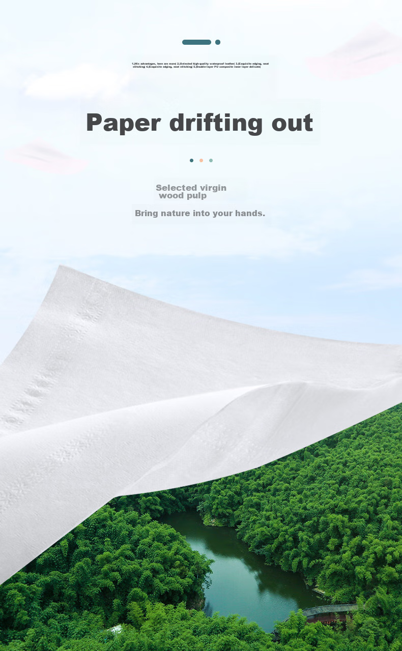 C'CHOICE Thick Facial Tissues, 5-Ply, 300 Sheets * 60 Packs, Natural Wood Napkins, Toilet Paper, Face Towels, Bulk Wholesale for Home Use 6