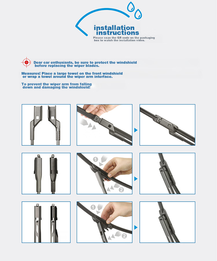 BOSCH Windshield Wiper Blades, Aerodynamic Design, 26/18 (For Skoda Superb/Kodiaq after 2016) 10