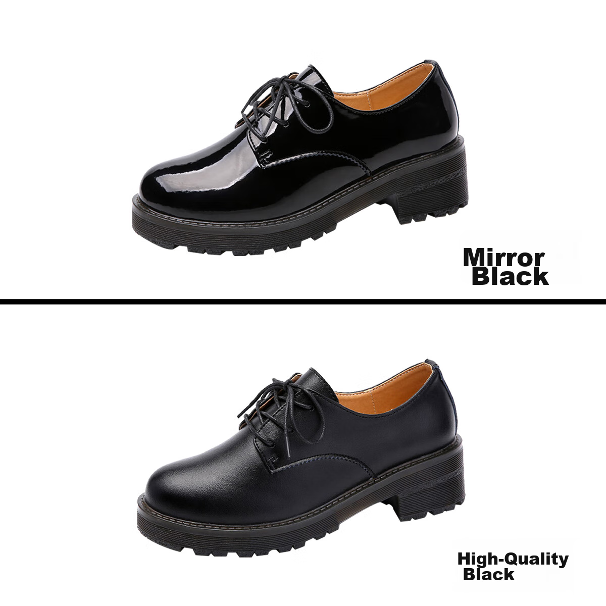 CARTELO Women's Loafers, Black Leather Shoes, KDLNS-2558, Patent Black, Size 37 2