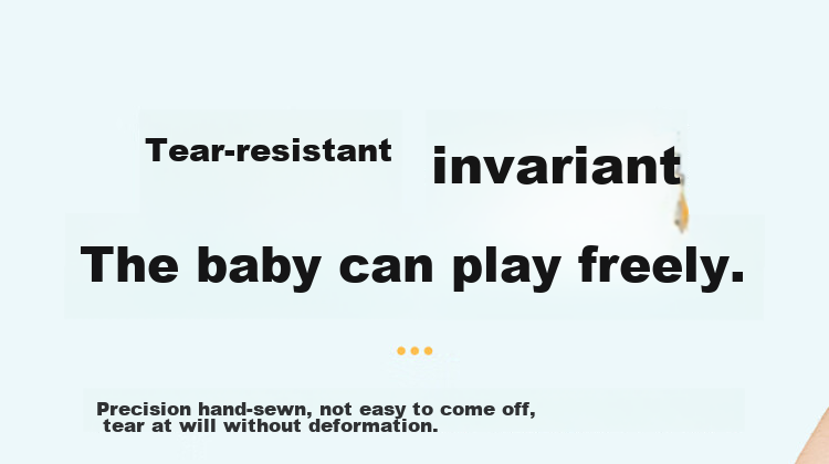 Jollybaby Tear-Resistant Chewable Toy Book for Early Education, 0-6 Months Baby Hand-Tearing Book - Farm 14