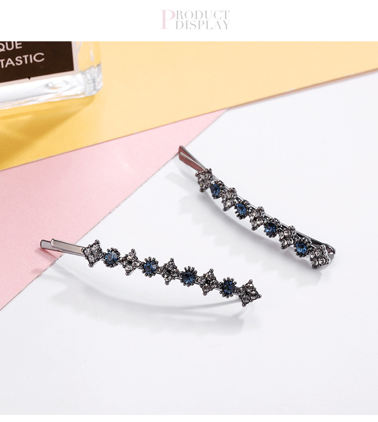 CHIMERA Korean Fashion Rhinestone Hair Clip, Simple Bangs Clip, Barrette, Top Clip, Women's Birthday Gift 3