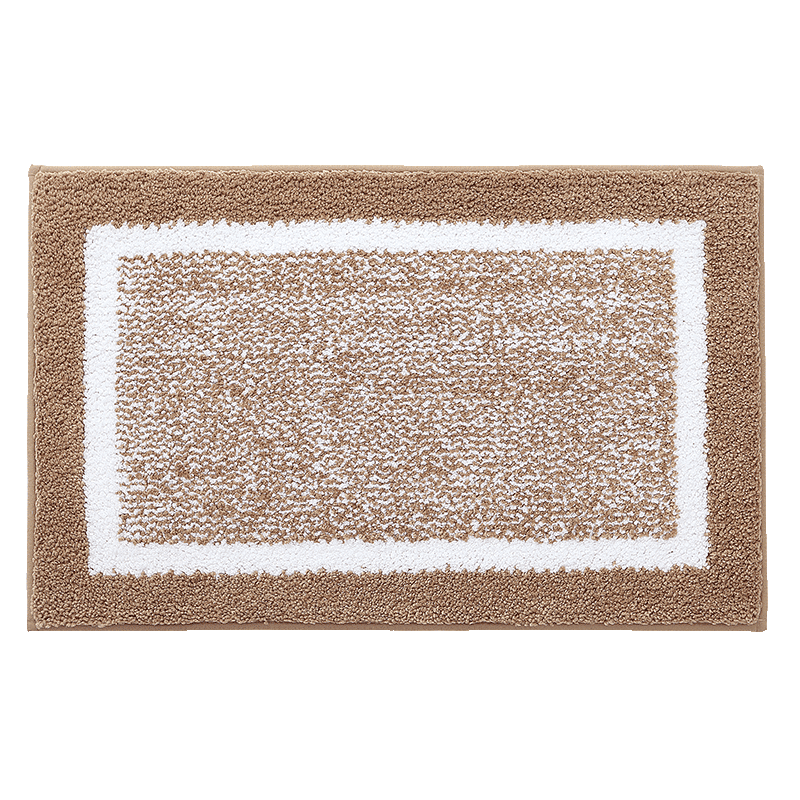 Da Jiang Bathroom Floor Mat Non-Slip Water Absorbent Bath Mat for Toilet Entrance 40x60cm