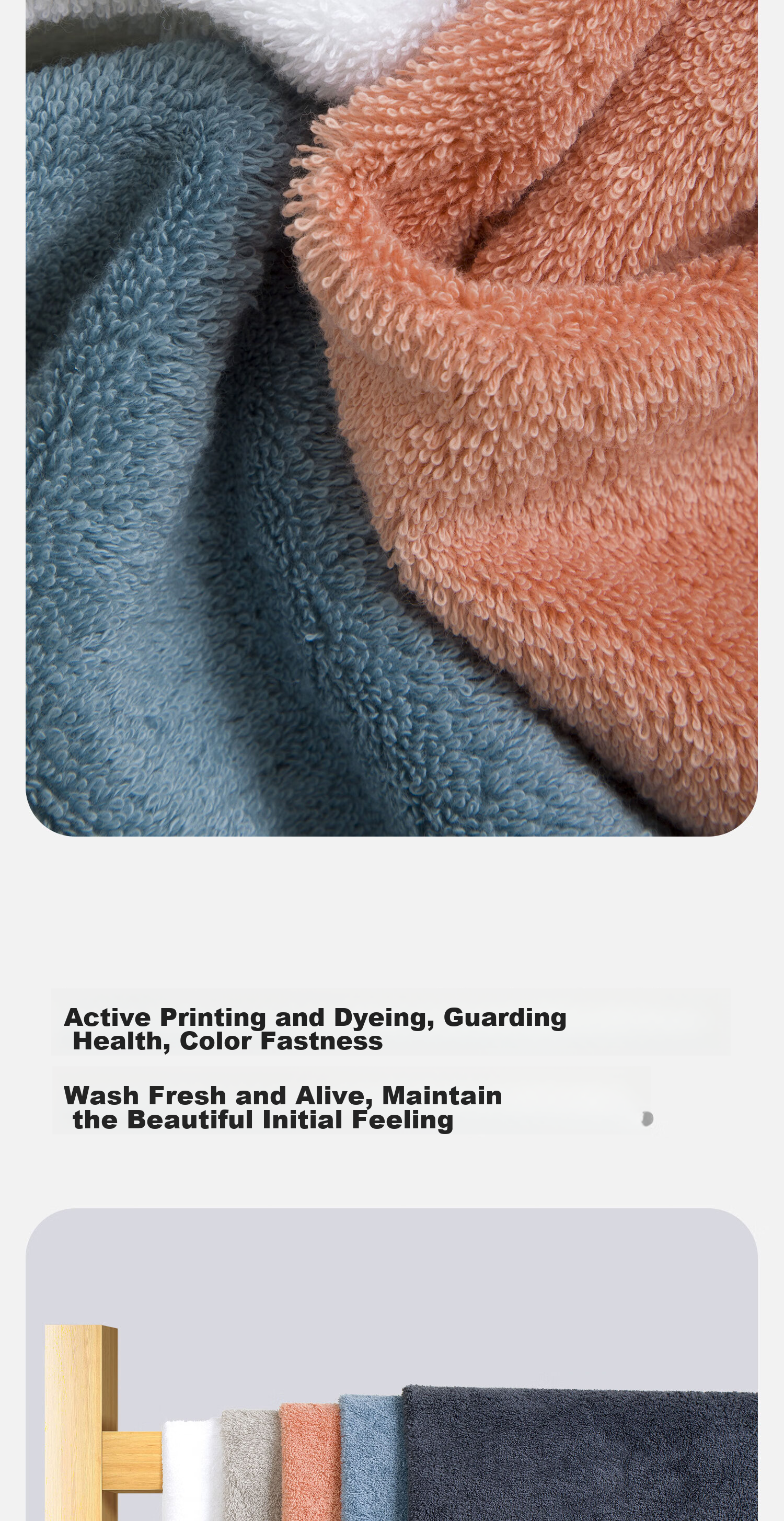 GGT Japanese Hotel Pure Cotton Bath Towel, Thick Large Wrap Towel, Home Use, Soft Quick-Drying Absorbent, for Men And Women, All Cotton, Xiao Ta 7