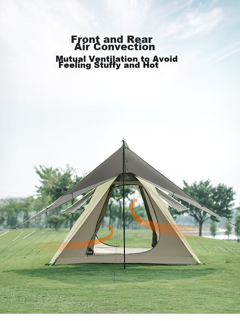CAMEL Outdoor Refined Camping Tent, Portable Folding Indian Pyramid Automatic Tent, 1J32261162 4