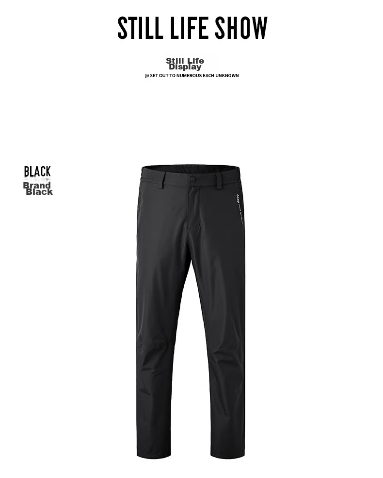 Jeep Men's Outdoor Windproof Warm Fleece Pants, Breathable Moisture-Wicking Durable Hiking Climbing Fleece Trousers for Me 24