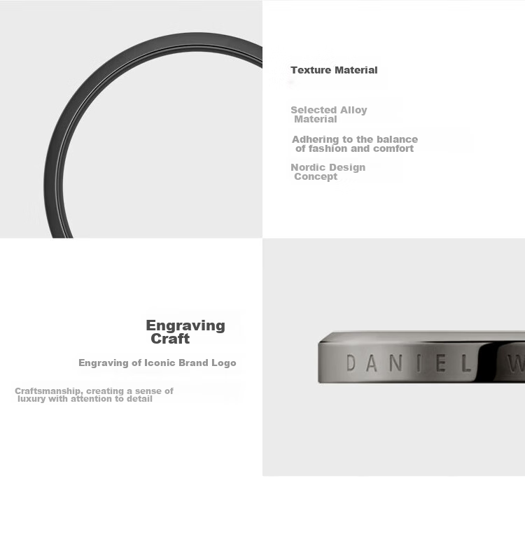 DanielWellington DW Ring for Women, Classic Couple Rings, Obsidian Black, Size 56, DW362 Birthday Gift for Girls 6